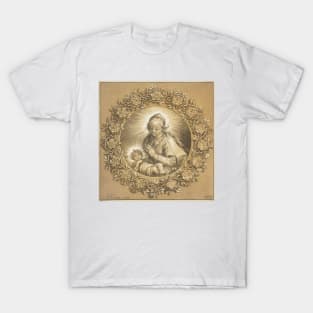 Virgin Mary Christmas Nativity Baby Jesus Vintage T-Shirt